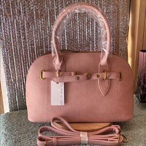 Chic Blush Satchel Bag